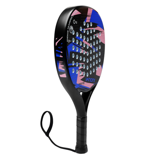 Raquette de Padel haute performance en fibre de Carbone surface EVA et mousse Memory Flex – Légère et performante