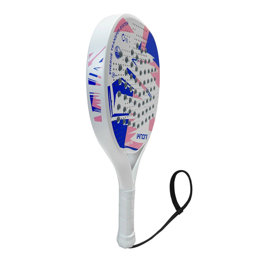 Raquette de Padel haute performance en fibre de Carbone surface EVA et mousse Memory Flex – Légère et performante
